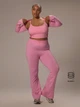 Спортивные штаны Shein st25050961009906122 1XL розовые (100009742) - изображение 1