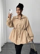 Куртка Shein sz25062016231044880 3XL бежевая (100009578) - изображение 5