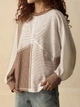 Лонгслив оверсайз Shein sz25071566163912360 L комбинированный (100009863) - изображение 5