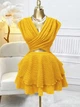 Платье мини Shein sz25042116522632955 S оранжевое (100009993) - изображение 1