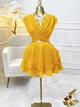 Платье мини Shein sz25042116522632955 S оранжевое (100009993) - изображение 4