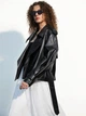 Тренч из эко кожи Shein sz25051426152224526 S черный (100009851) - изображение 2