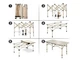 Стіл розкладний туристичний Folding Table 120х60 см Бежевий - изображение 3