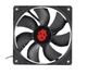 Кулер в корпус 120 мм 12V 1.6 A 3000RPM 12 В 154,5 CFM MOLEX живлення Вентилятор Чорний - зображення 8