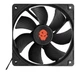 Кулер в корпус 120 мм 12V 1.6 A 3000RPM 12 В 154,5 CFM MOLEX живлення Вентилятор Чорний - зображення 10