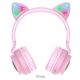 Наушники HOCO W27 CAT EAR Wireless headphones Pink - изображение 1
