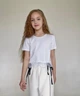 Футболка с кружевом белая для девочек рост 128 см Смайл Тайм SmileTime Lace (LL36-28-2) - изображение 1