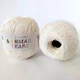Пряжа бавовна з намистинками Pru Yarns Mermaid Tears.Білиий - изображение 3