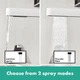 Змішувач hansgrohe Finoris 76063700 з висувним душем, 2 типи струменя та зливним гарнітуром push-open, білий матовий - изображение 4
