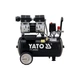Компрессор безмасляный сетевой Yato 230 В (750Вт) давление ≤ 8Bar (140 л/мин) ресивер 24л (YT-23342) - изображение 4