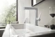 Змішувач hansgrohe Finoris 76063000 з висувним душем, 2 типи струменя та зливним гарнітуром push-open, хром - изображение 6