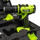 Zestaw Nac SMART NS-SET2-20V wkrętarka akumulatorowa + szlifierka kątowa + 2 x akumulator + szybka ładowarka 20 V (5905842533387) - obraz 8