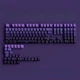 Набір кейкапів PBT Purple Gradient (130+) / Side-engraved / фіолетовий OEM-комплект для ANSI / ISO клавіатур - зображення 1