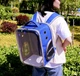 Рюкзак-переноска для тварин CosmoPet CP-67 з прозорою стінкою 40х31х23 см Dark Blue (3_08210) - зображення 5