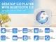 CD плеер Bluetooth колонка USB AUX FM радио с динамиками музыкальный проигрыватель от сети настенный монтаж для дома с пультом Type-C от сети - изображение 2