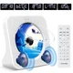 CD плеер Bluetooth колонка USB AUX FM радио с динамиками музыкальный проигрыватель от сети настенный монтаж для дома с пультом Type-C от сети - изображение 3