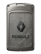 Чехол для ключ-карты Renault металлический с эко-кожей + брелок (Графитовый цвет) - изображение 4