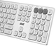 Клавиатура беспроводная 2E KS270 WL/BT EN/UK Silver/White (2E-KS270WBWH_UA) - изображение 3