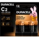 Батарейки Duracell C (LR14, MN1400) 1.5V, лужні, набір 2 шт - зображення 1