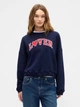 Свитшот на флисе женский GAP 693567524 XS Синий (1159862842) - изображение 1