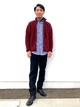 Толстовка на флисе мужская UNIQLO 663848946 M Бордовая (1159860700) - изображение 2