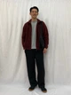 Толстовка на флисе мужская UNIQLO 663848946 M Бордовая (1159860700) - изображение 3