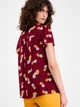 Блузка женская Tommy Hilfiger 33322210 L Бордовая (1159860821) - изображение 2