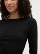 Лонгслив длинный женский Gap 297435945 XL Черный (1159860836) - изображение 4