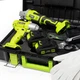 Набір Nac SMART NS-SET3-20V ударний гайковерт + кутова шліфувальна машина + 2 акумулятори + швидкий зарядний пристрій 20 В (5905842533394) - зображення 6