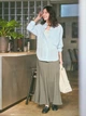 Рубашка хлопковая женская Uniqlo 775795091 M Голубая (1159860578) - изображение 10
