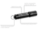 Фонарь-брелок Olight I3E EOS black - зображення 11