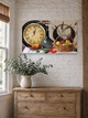 Картина на холсте MAKO Vintage Kitchen Still Life с часами 30×53 см бесшумный плавный ход кварцевый механизм 3053-046 - изображение 3
