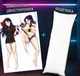 Дакимакура 150х50 см Мисато Кацураги Евангелион Misato Katsuragi Neon Genesis Evangelion Подушка с наволочкой двусторонняя - изображение 2