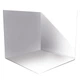 Фотофон 3D White для предметної зйомки 50x50x50 см, вініловий - зображення 1