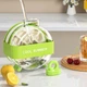 Форма для льда 2 в 1 с бутылкой и трубочкой Ice Cup, зелёная - изображение 1