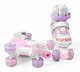 Раздвижные ролики квады 3-16 M Best Roller колеса PU светящиеся (размер 35-38). Multicolor (193625) - изображение 3