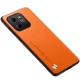 Шкіряний чохол - накладка CODE Tactile Experience для Infinix Hot 50i 4G / Smart 9 orange - зображення 1