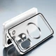 Чохол Metal Glass Ring для Oneplus 15 з металевим кільцем та додатковим захистом на камеру silver - зображення 3