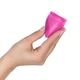 Менструальная чаша Fun Factory FUN CUP SIZE B Magenta, многоразовая, диаметр 4,3 см, объем 30 мл - изображение 4