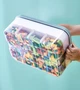 Органайзер для LEGO з ігровою поверхнею та контейнерами для сортування деталей, ящик для зберігання конструктора, дрібних деталей (DE84K) - зображення 2