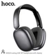 Безпровідні Bluetooth навушники Hoco ESD23 |портативна стерео гарнітура, Bluetooth 6.0, 400 мАг, до 32 годин відтворення, вбудований мікрофон та дисплей, активне шумозаглушення ANC| Чорний - зображення 6