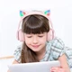 Бездротові Bluetooth навушники HOCO W39 Cat Ear Wireless Headphones з RGB підсвічуванням BT5.3 | Синій - зображення 10