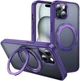 Чохол-накладка Hoco Stand Magnetic для iPhone 15 Purple - изображение 1