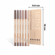 Набор матовых карандашей для губ Face Secret, оттенок Nude brown - изображение 5