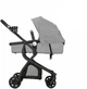 Детская универсальная коляска трансформер 3 в 1 с автокреслом URBINI OMNI TRAVEL SYSTEM Серая - изображение 4