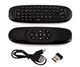 Аеромиш з клавіатурою (пульт з гіроскопом) Air Mouse GTM I8 C120 Black - зображення 5
