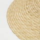 Летняя соломенная шляпа LUXURY SHADE с широкими полями и лентой бежевой - изображение 5