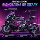 Конструктор мотоциклCyberpunk в стилі BMW 1000rr на 2062 деталей - зображення 8
