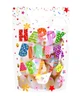 Подарунковий пакет Happy Birthday прозорий з застібкою і ручкою 22х15 см дитячий для солодощів - зображення 3