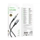 Аудіокабель BOROFONE BL24 iP to 3.5mm male, nylon braid, 1m, Metal Grey - изображение 2